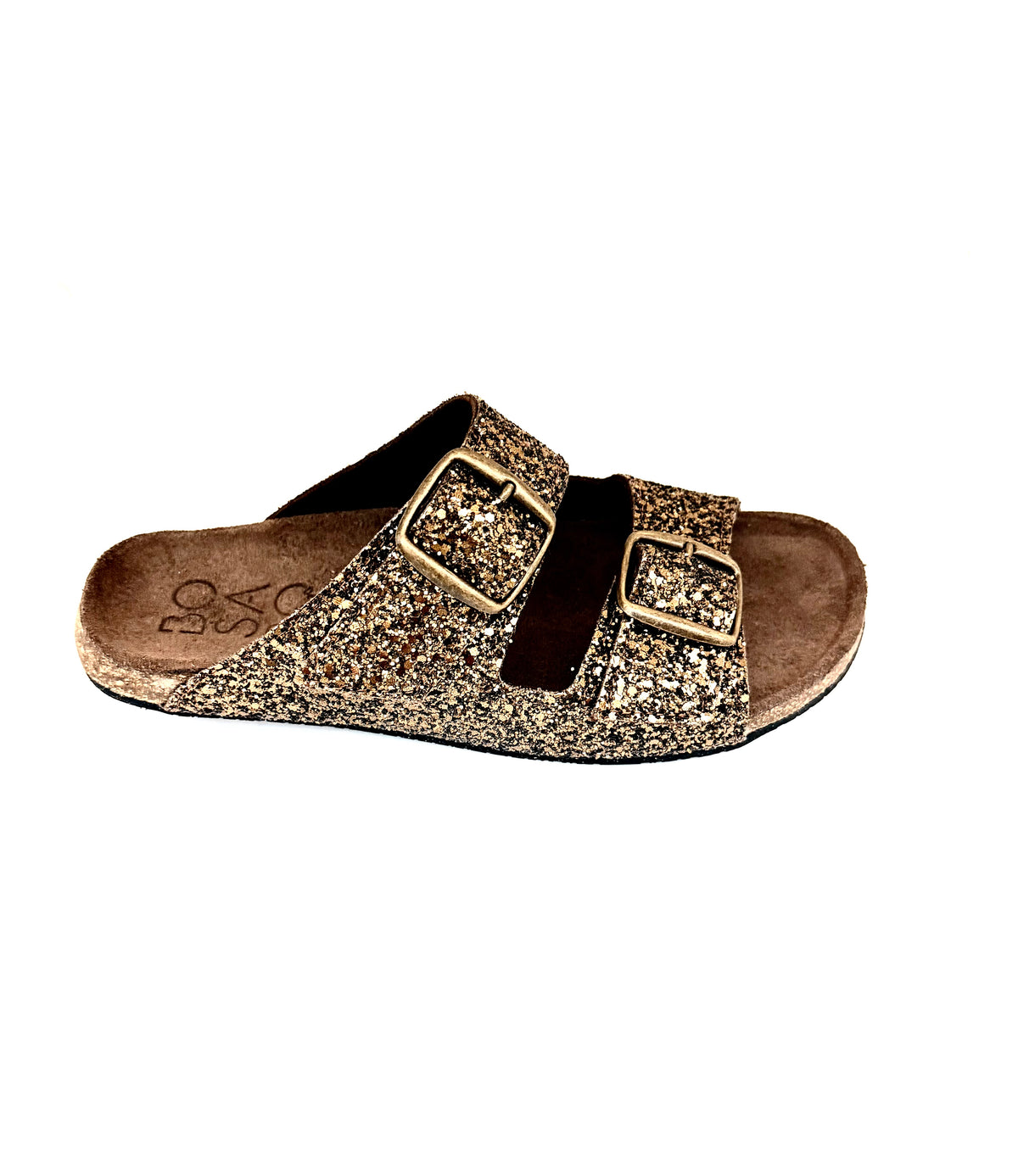 Bosabo Double Buckle - Glitter Bronze
