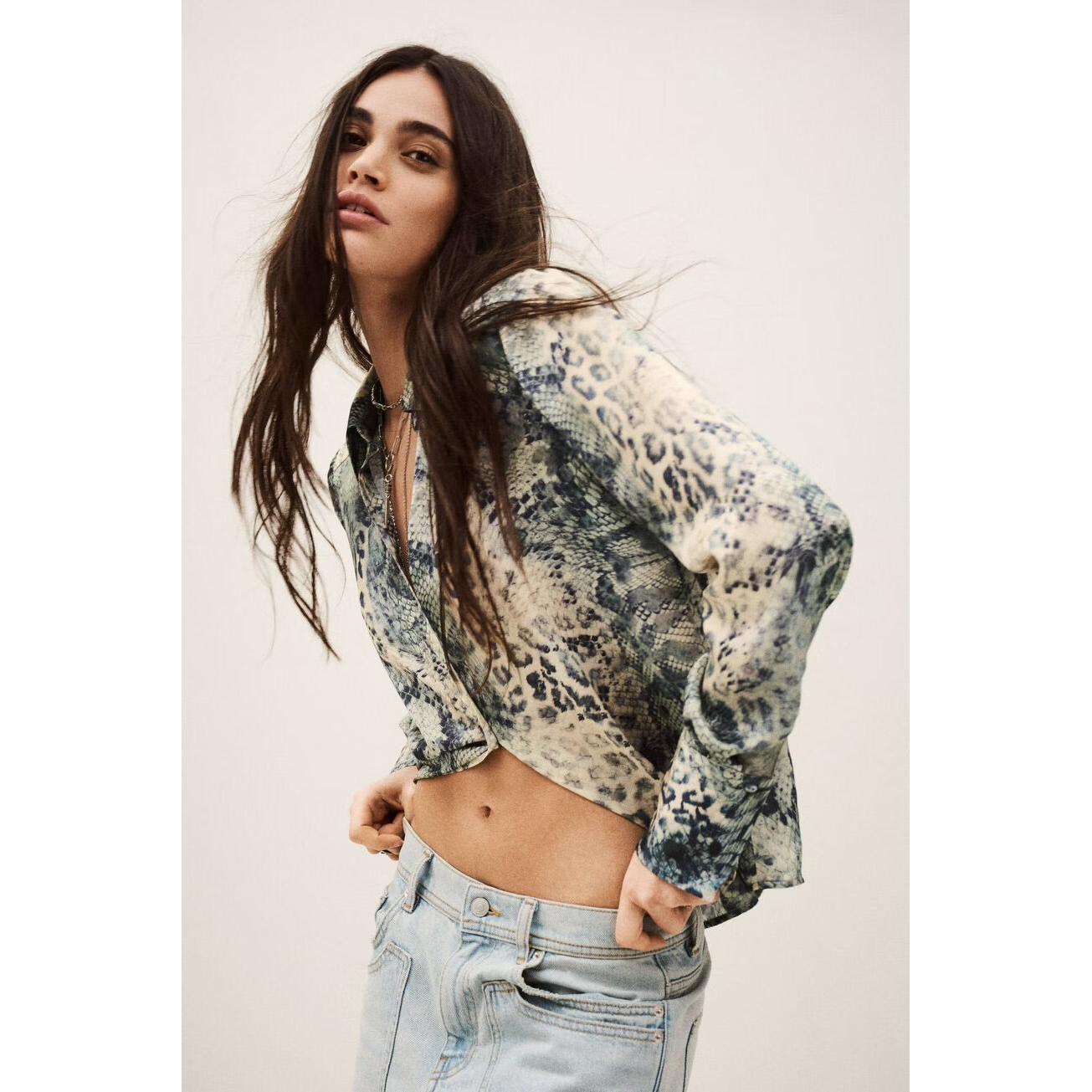 Ba&sh Cornelia Shirt - Bleu  Ba&sh Pisces Boutique