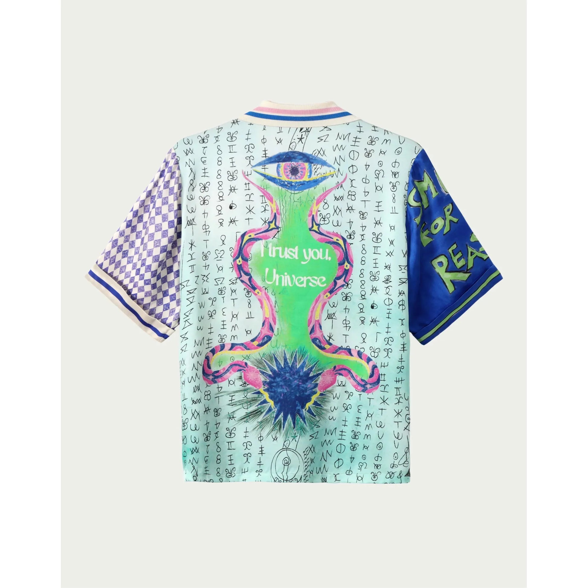 ME 369 Aya Knit Collar Shirt - Runic Whisper  ME369 Pisces Boutique
