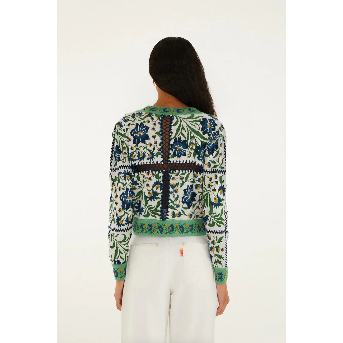 Farm Rio Manoela Knit Cardigan - Off White  Farm Rio Pisces Boutique
