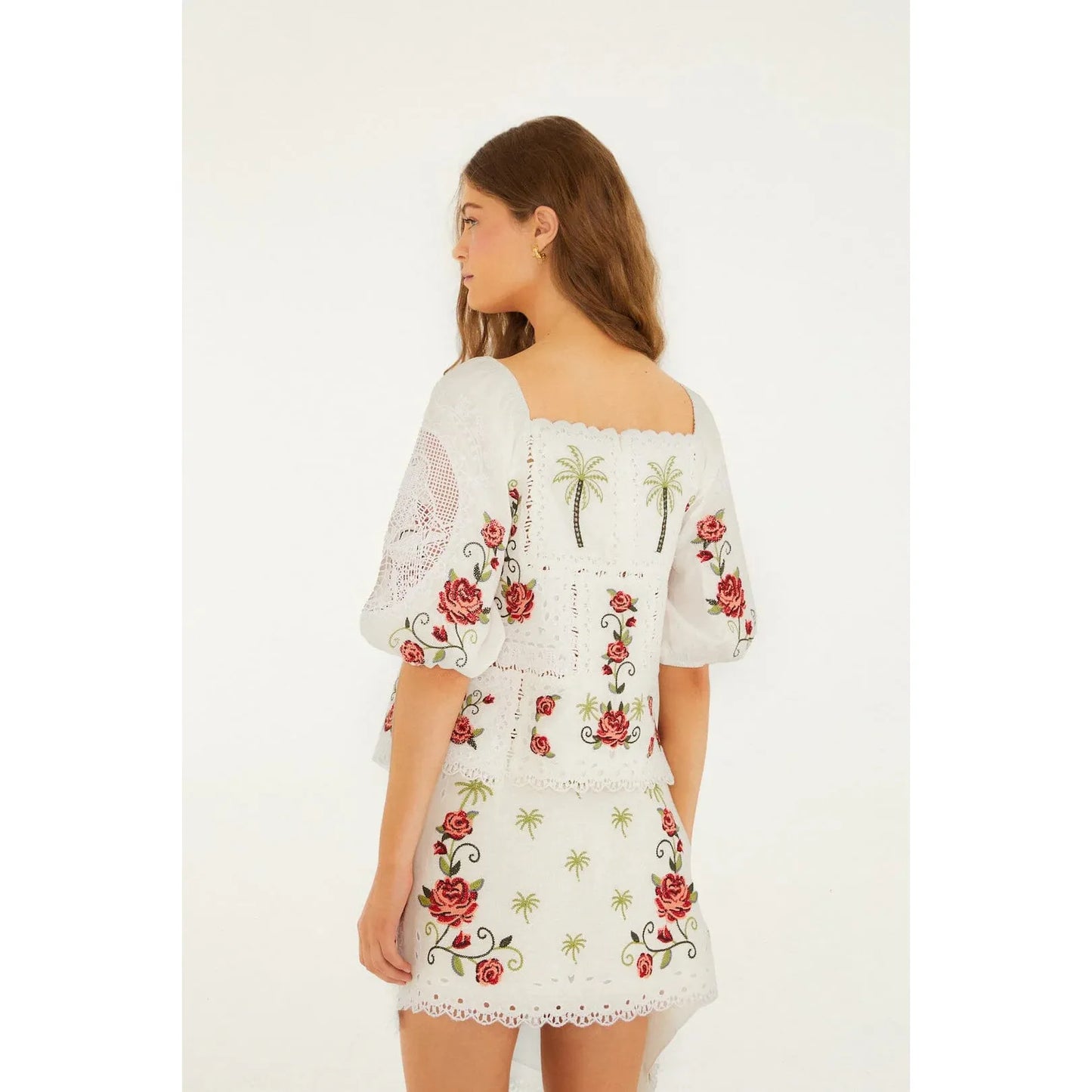 Farm Rio Tropi Scarf Top - White  Farm Rio Pisces Boutique