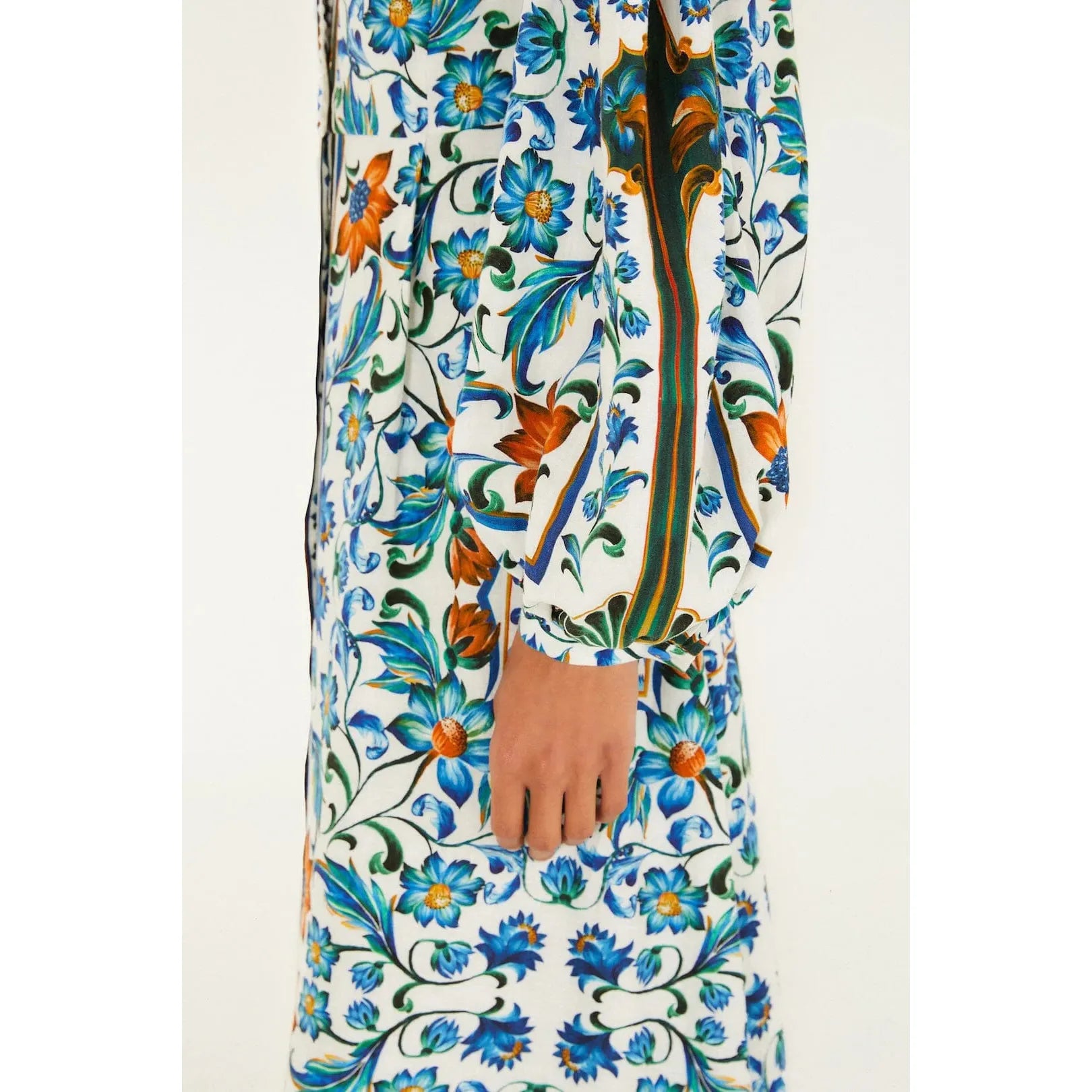 Farm Rio Flora Tile Maxi Dress - Off White  Farm Rio Pisces Boutique