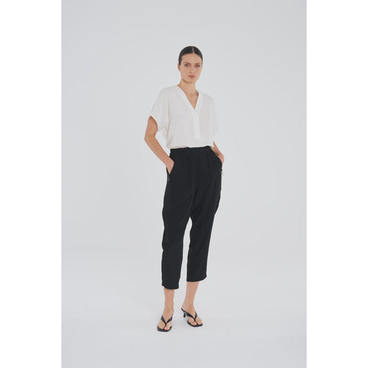 Mela Purdie Soft Zip Pant - Black  Mela Purdie Pisces Boutique