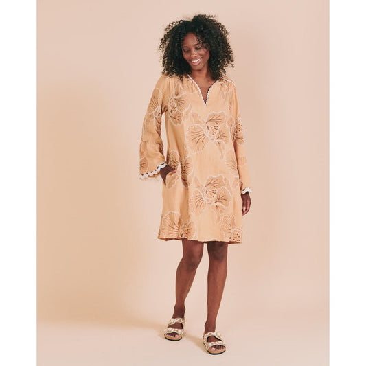 Valerie Khalfon Dacomo Dress - Camel