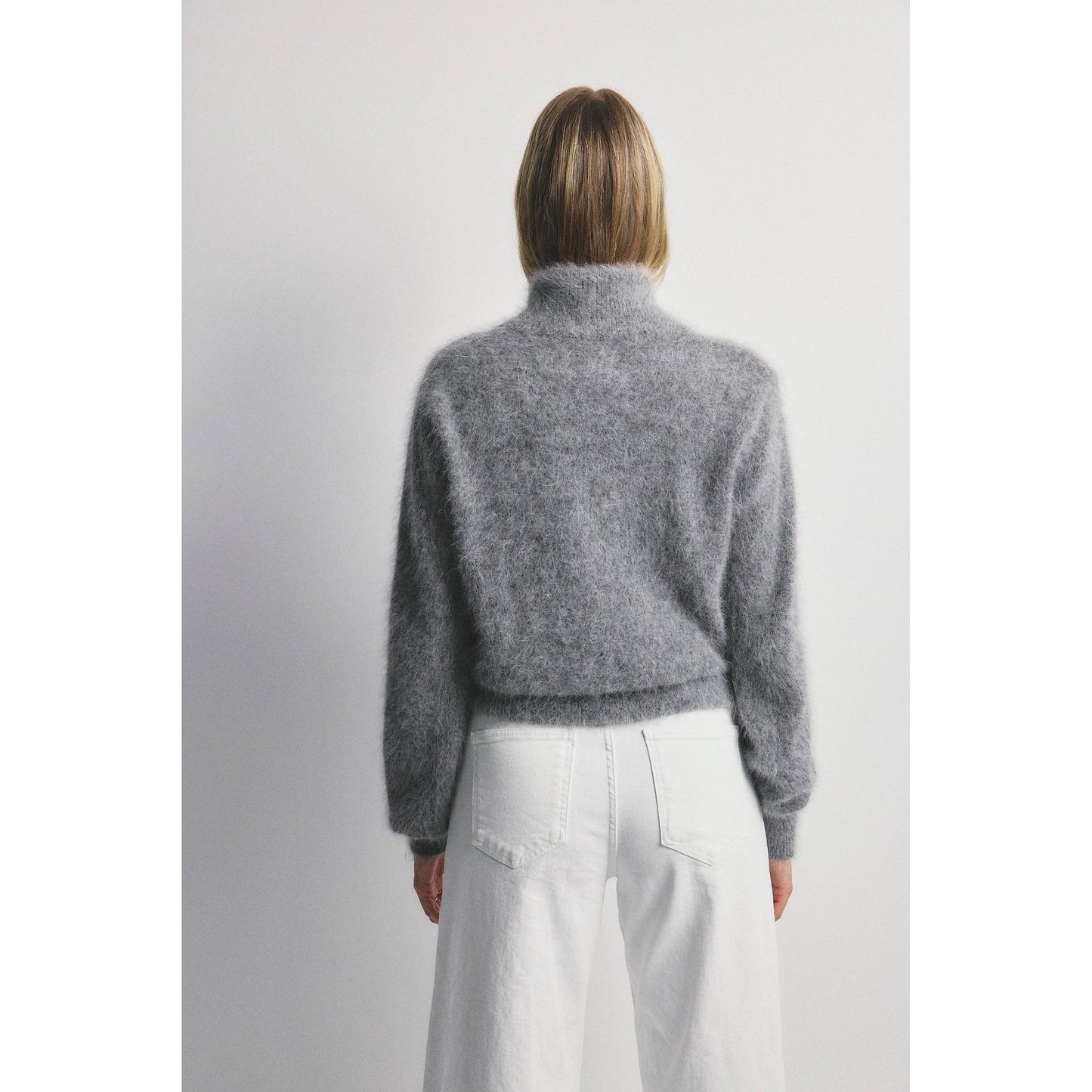 World Of Nomads Felix Zip Cashmere Bomber - Charcoal  World Of Nomads Pisces Boutique