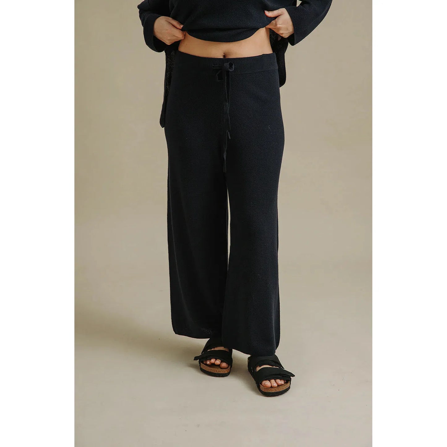 Talamaya Winter Retreat Merino Cotton Pant - Deep Ocean