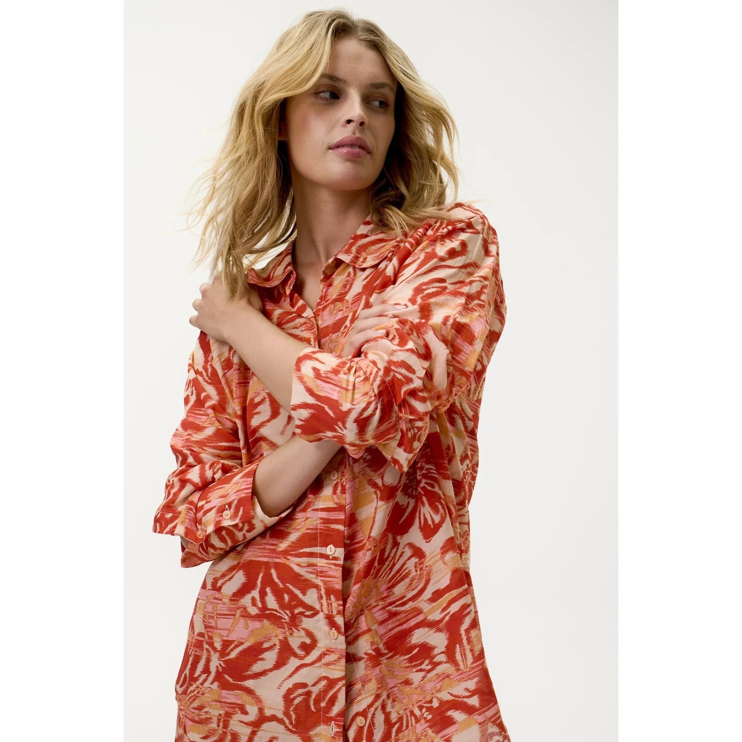 One Season Claudia Shirt-Procida-Sushi Voile-Fiesta