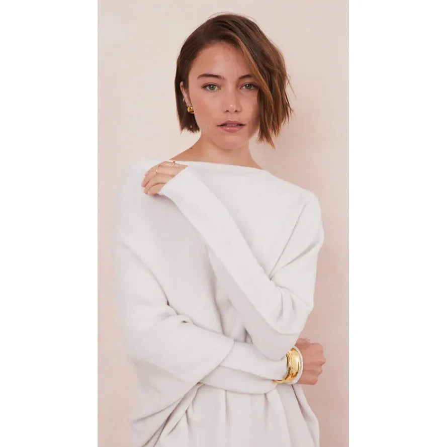 Charli London Natalie Sweater - Ivory  Charli london Pisces Boutique