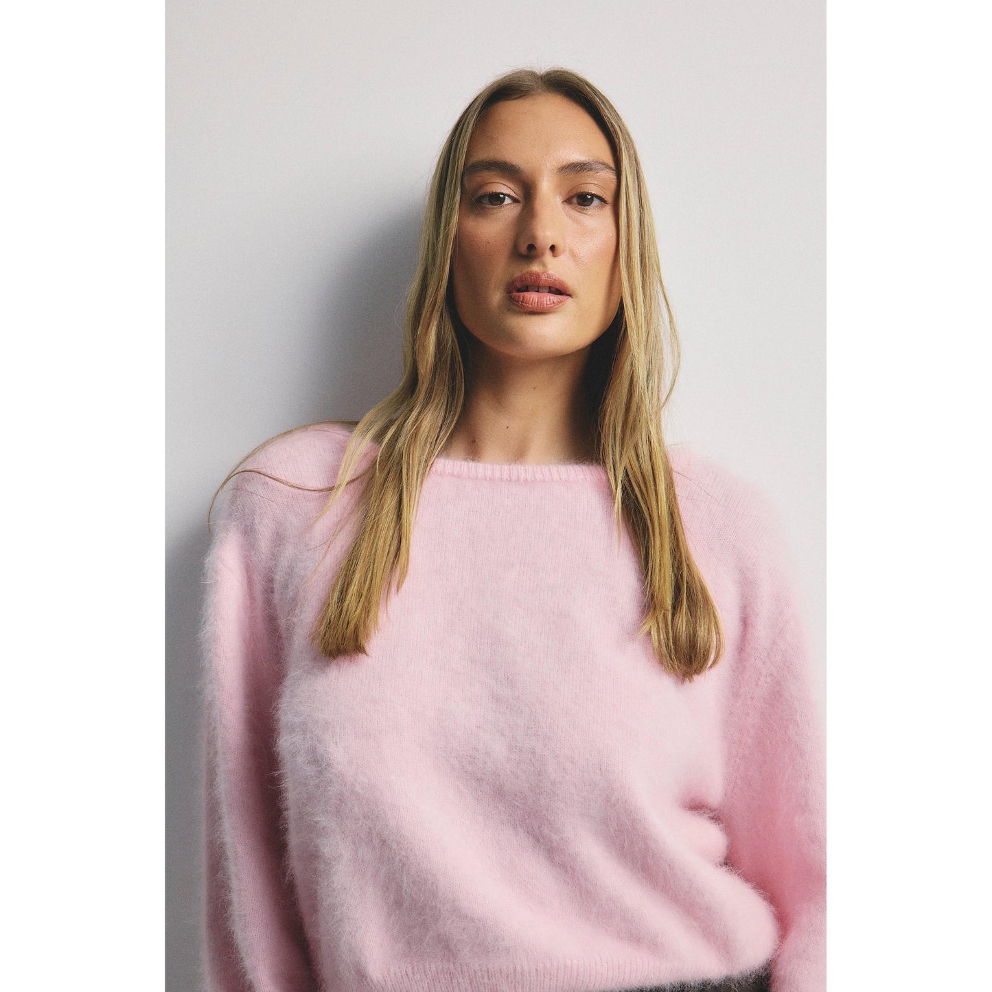 World Of Nomads Stella Cashmere Boat Neck Knit - Rosewater  World Of Nomads Pisces Boutique