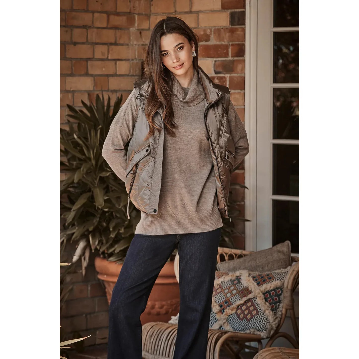 Verge Nocturnal Vest - Mushroom  Verge Pisces Boutique