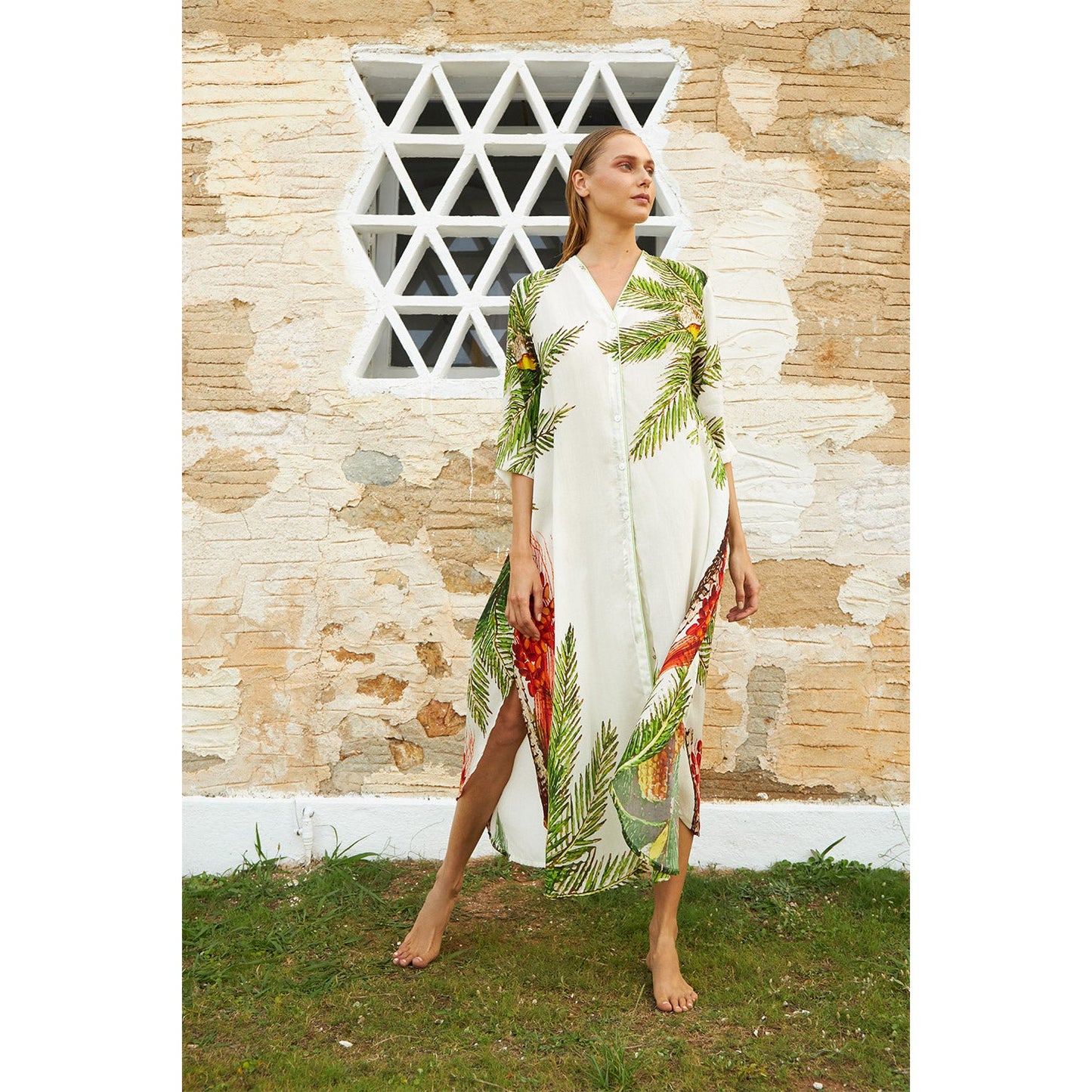 Cristina Beautiful Adama Dress - Palm