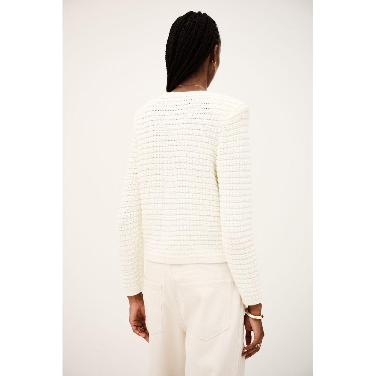 Ba&sh Gaspard Cardigan - Ecru  Ba&sh Pisces Boutique