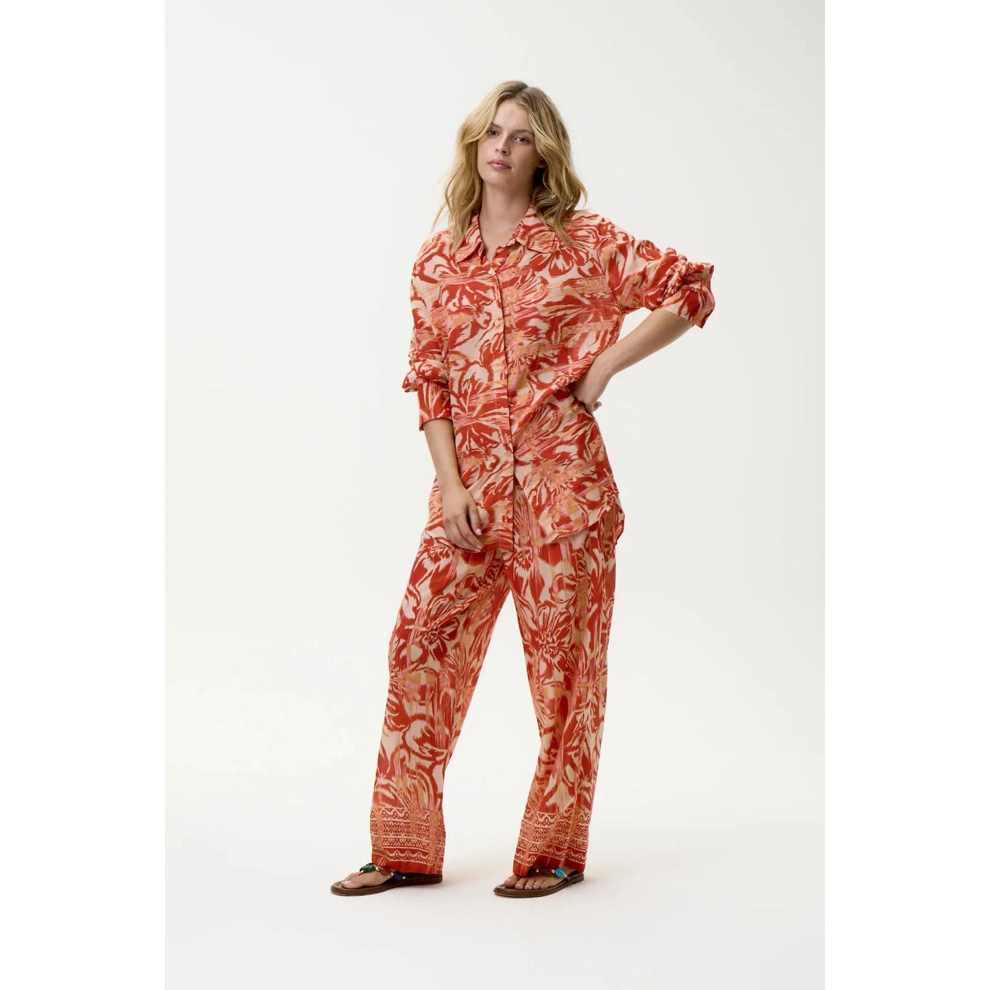 One Season Claudia Shirt-Procida-Sushi Voile-Fiesta