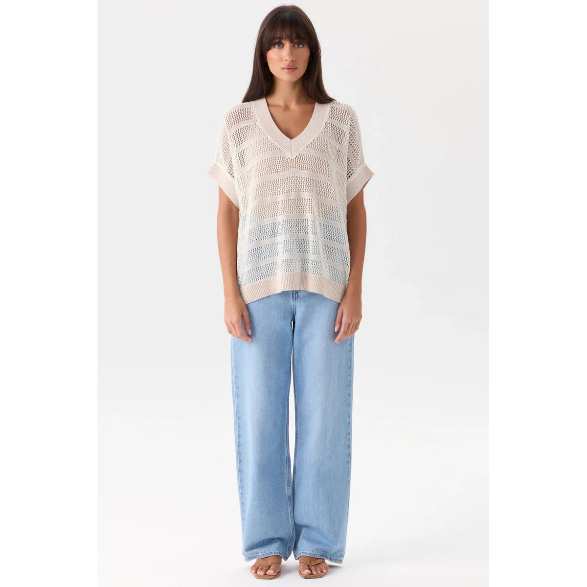 Mia Fratino Sanremo Vest - White / Calico