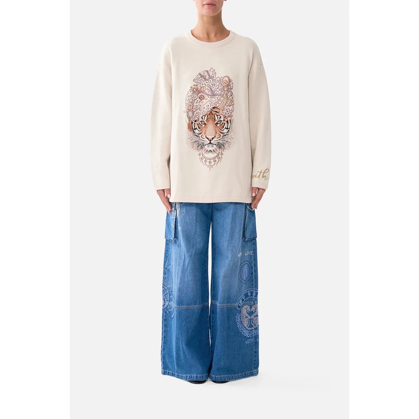 Camilla Boxy Crew Neck Jumper - Aranjuez Animalia Arananim  Camilla Pisces Boutique