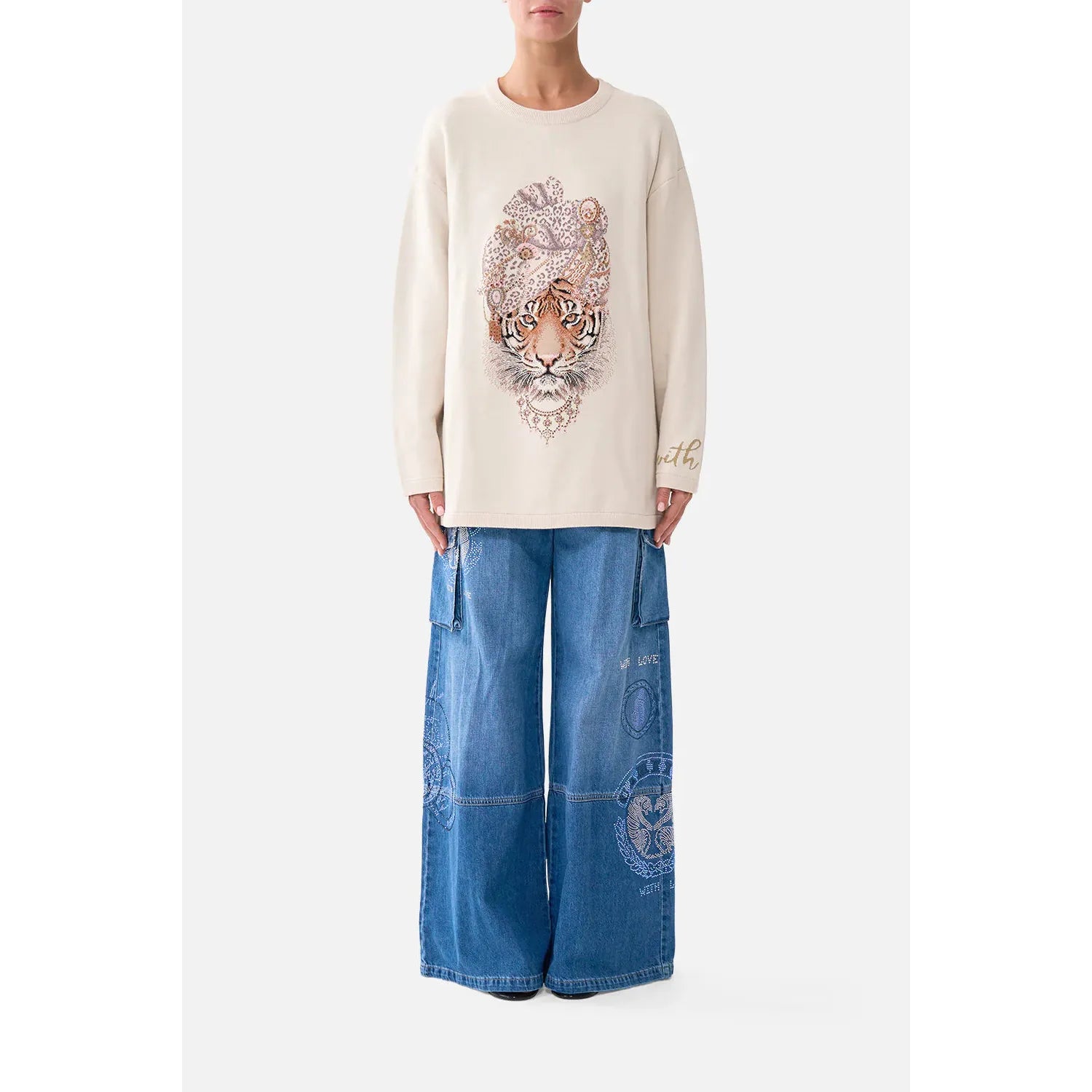 Camilla Boxy Crew Neck Jumper - Aranjuez Animalia Arananim  Camilla Pisces Boutique