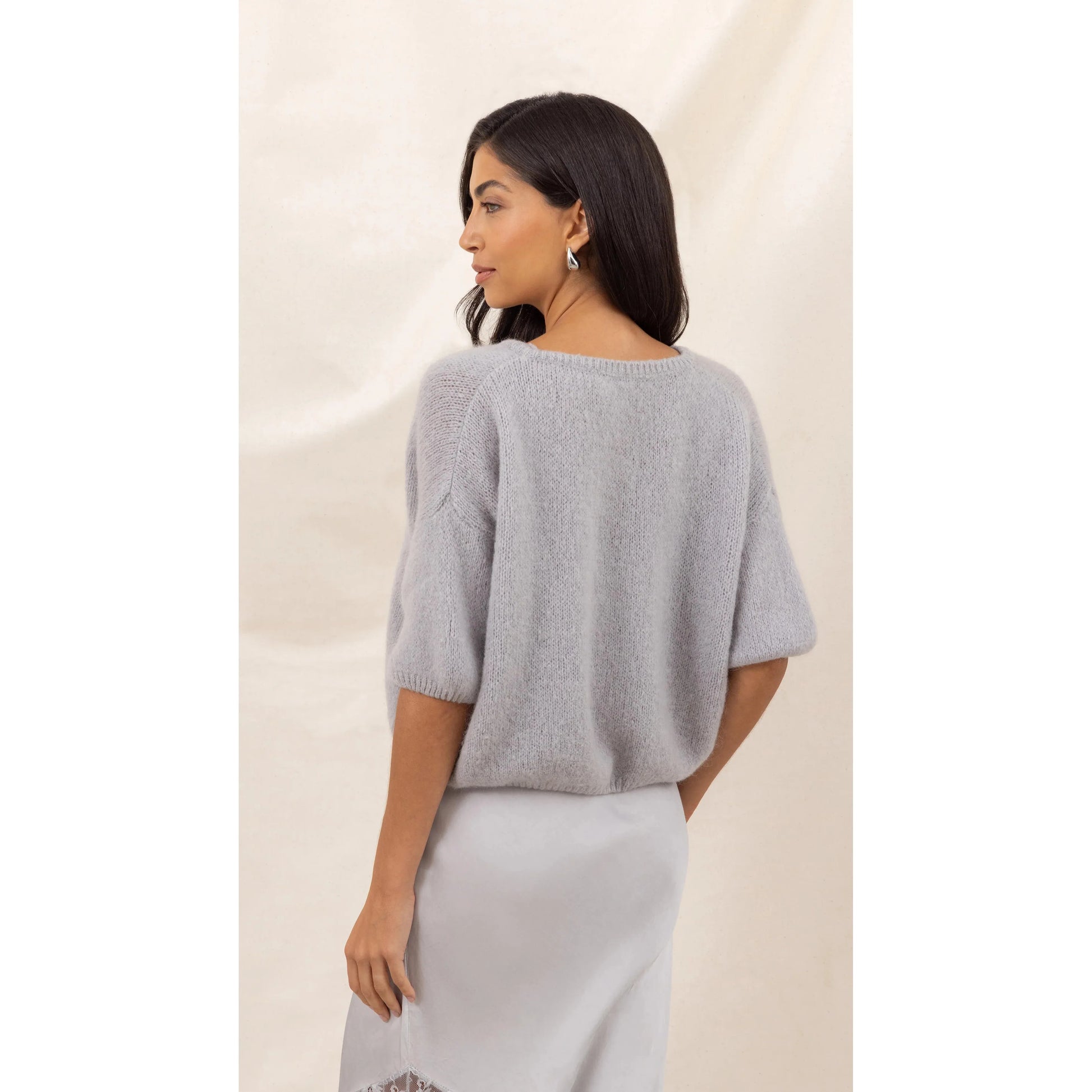 Charli london Emme Cardigan - Stone  Charli london Pisces Boutique