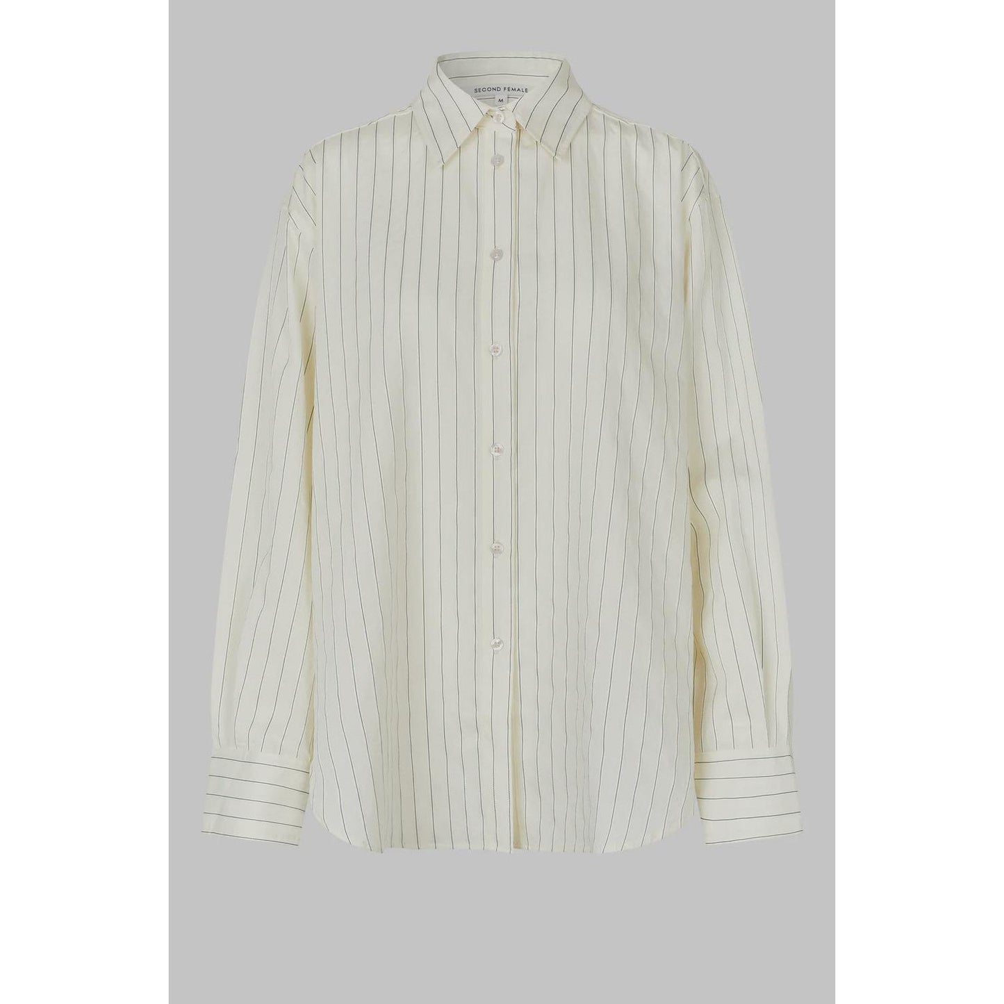 Second Female Syracuse Stripe Shirt - Silver Birch