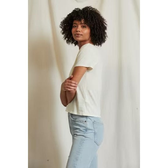 Perfect White Tee Harley Boxy Crew - Bright Ivory