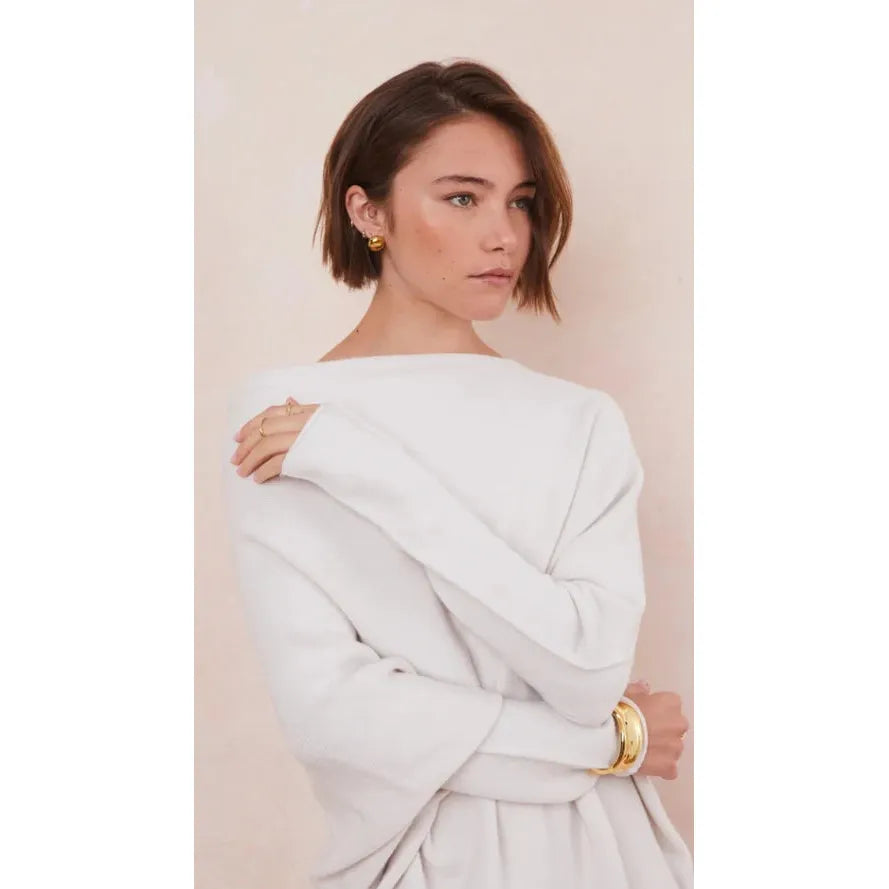Charli London Natalie Sweater - Ivory  Charli london Pisces Boutique