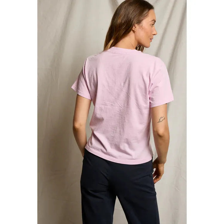 Perfect White Tee Hendrix Boxy V - Sugar Pink  Perfect White Tee Pisces Boutique