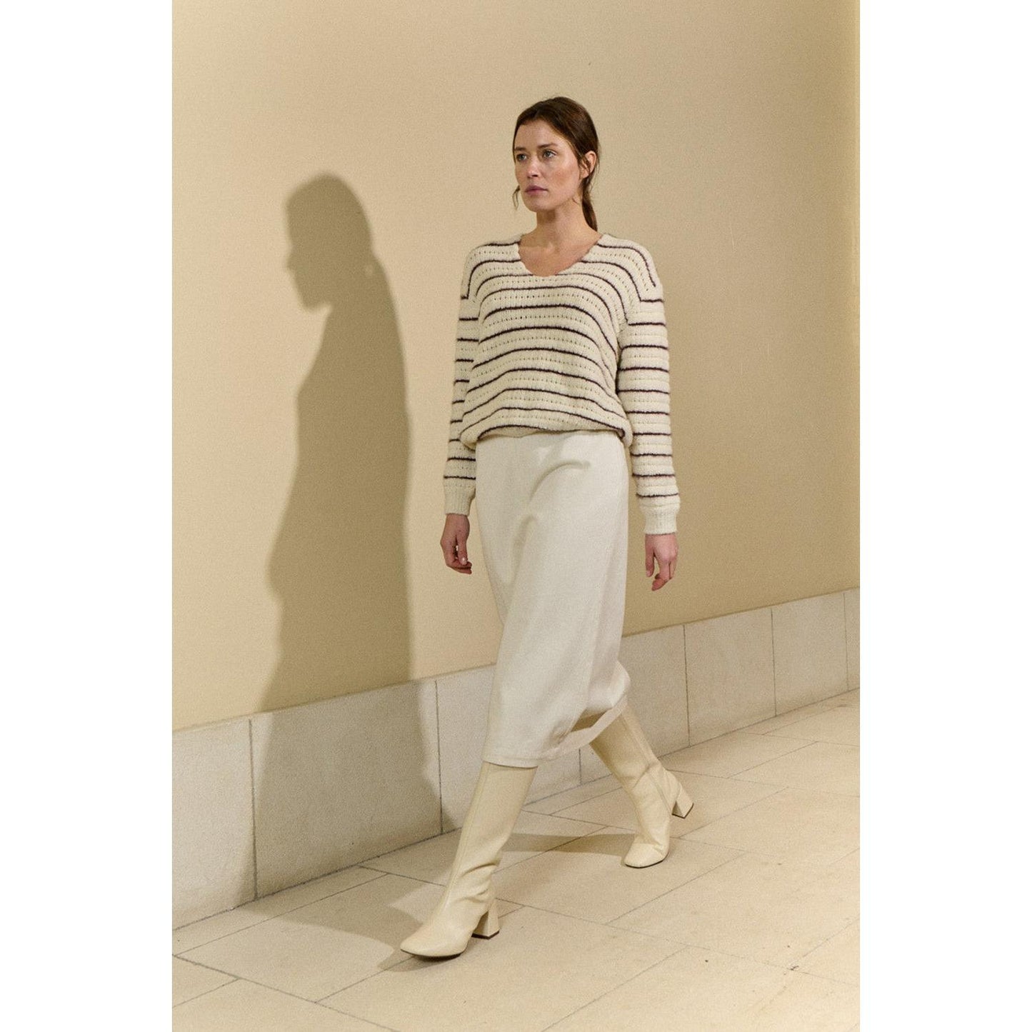 Sita Murt V Neck Textured Sweater  Sita Murt Pisces Boutique