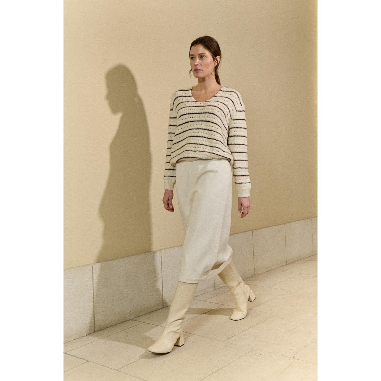Sita Murt V Neck Textured Sweater  Sita Murt Pisces Boutique
