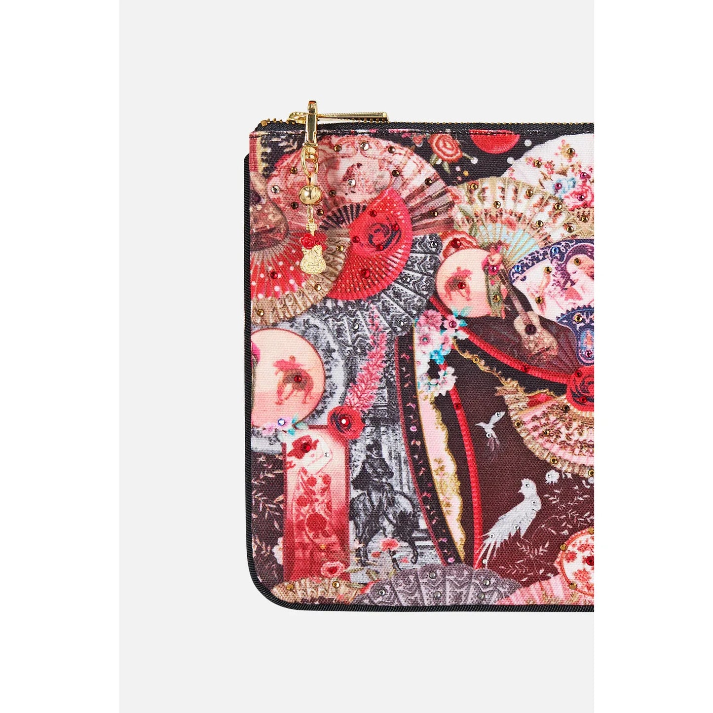Camilla Canvas Clutch - Daughters Of Duende Daugduen  Camilla Pisces Boutique