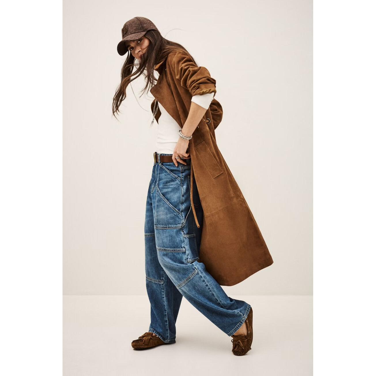 Ba&sh Matte Coat - Camel  Ba&sh Pisces Boutique