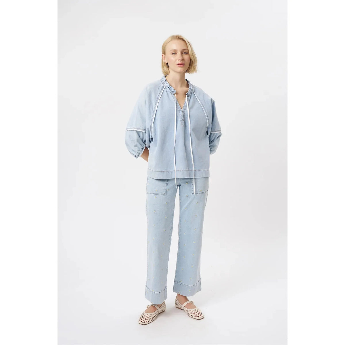 Kireina Joanne Shirt - Blue