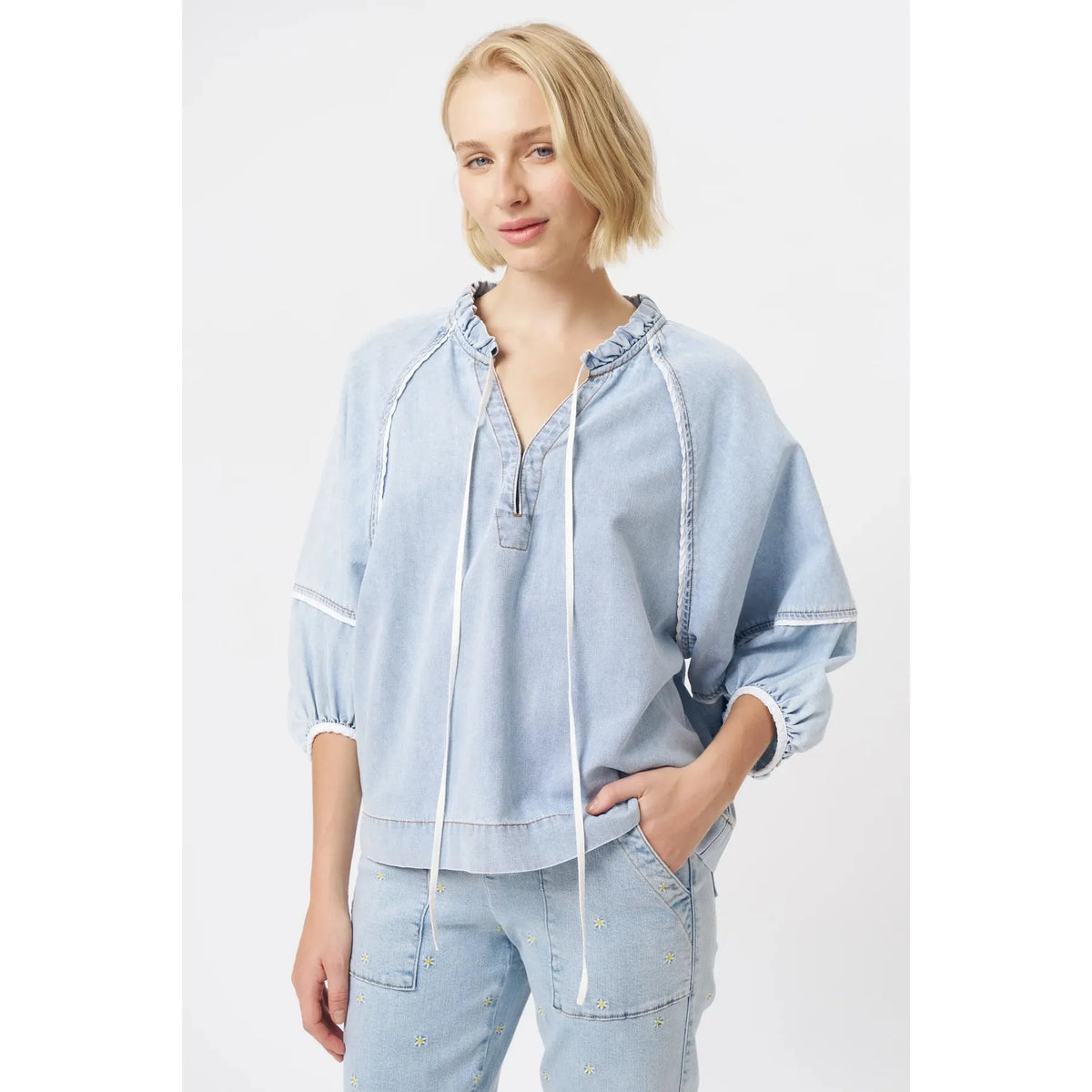 Kireina Joanne Shirt - Blue