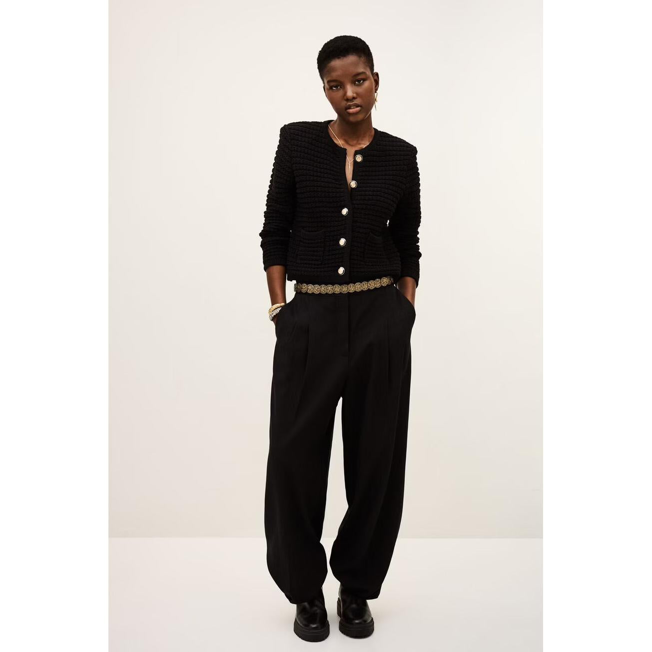 Ba&sh Gaspard Cardigan - Black  Ba&sh Pisces Boutique