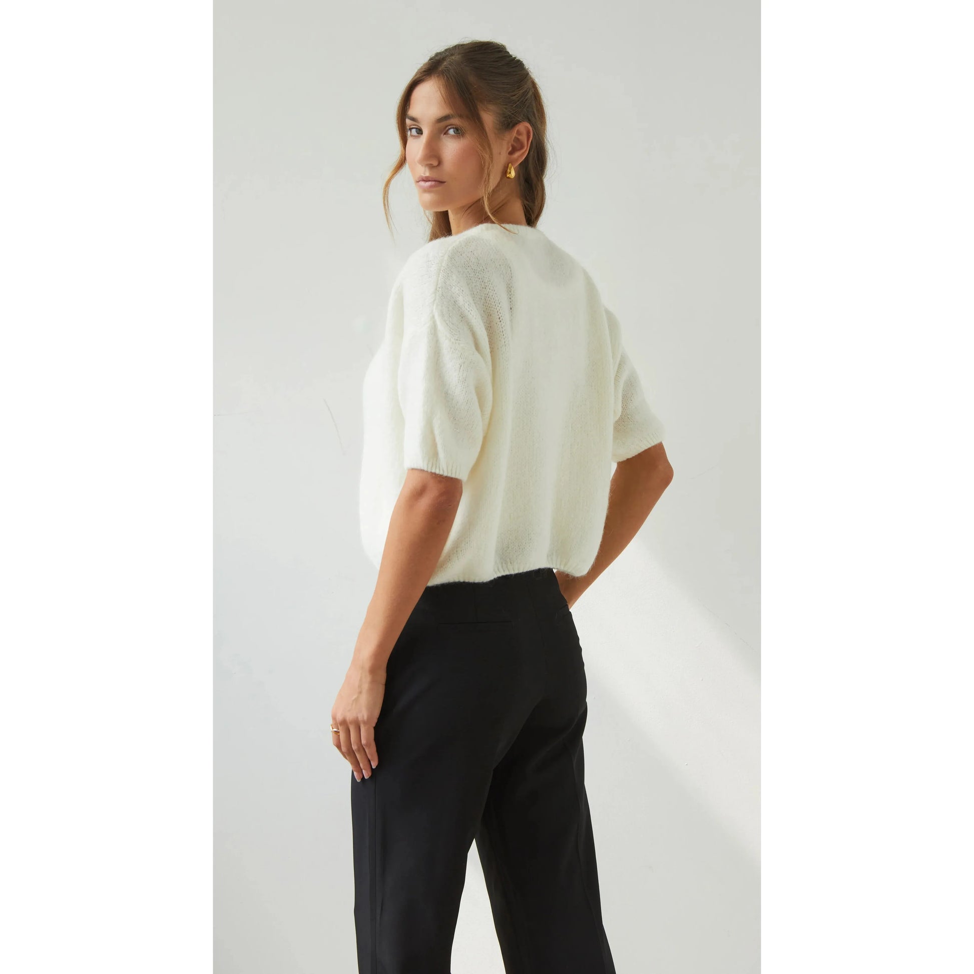Charli London Emme Cardigan - Ivory  Charli london Pisces Boutique