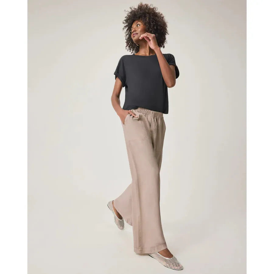 Splendid Angie Pallazzo Pant - Fawn