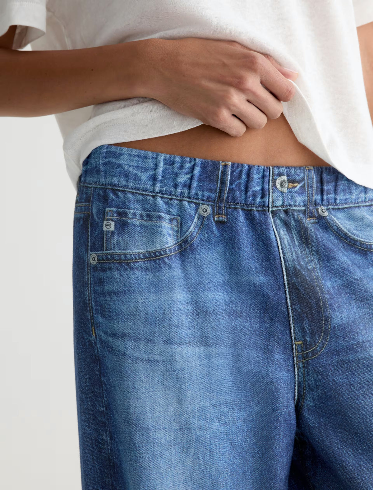 AG Adria Sweatpant - Blue  Adriano Goldschmied Pisces Boutique