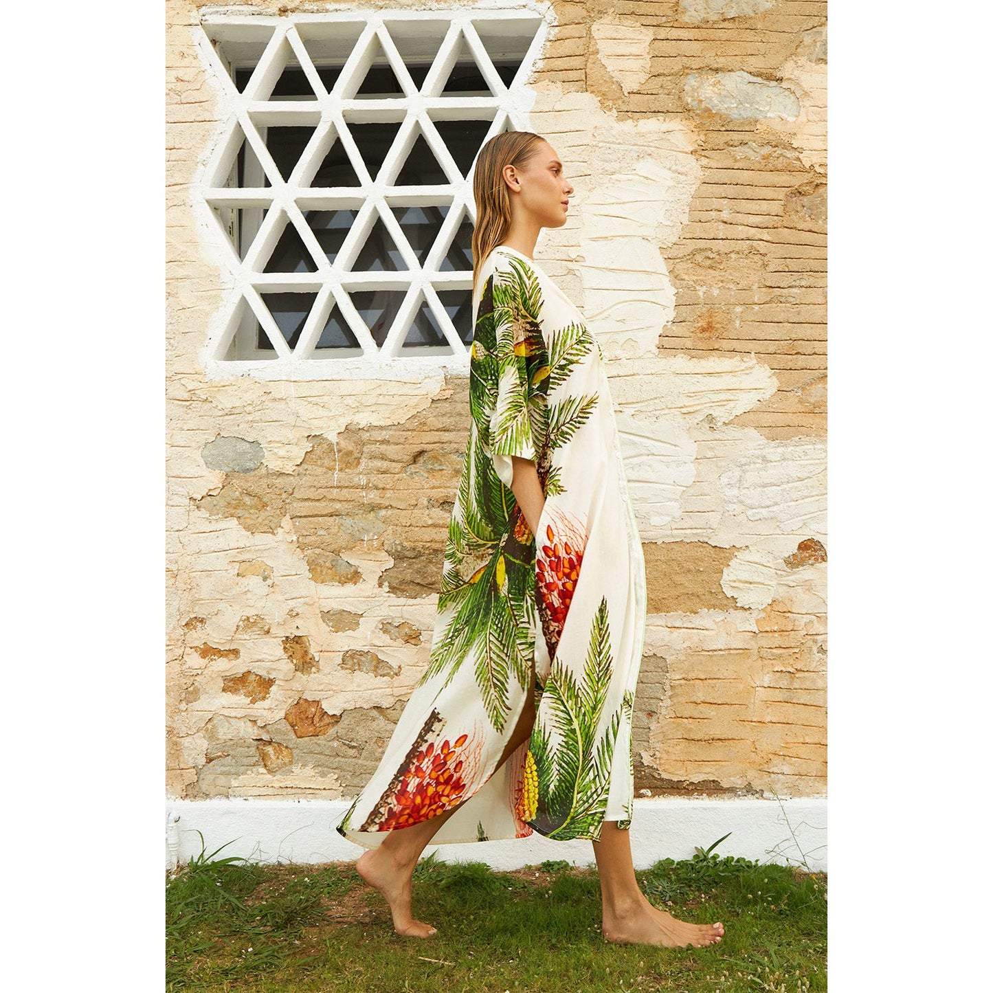 Cristina Beautiful Adama Dress - Palm