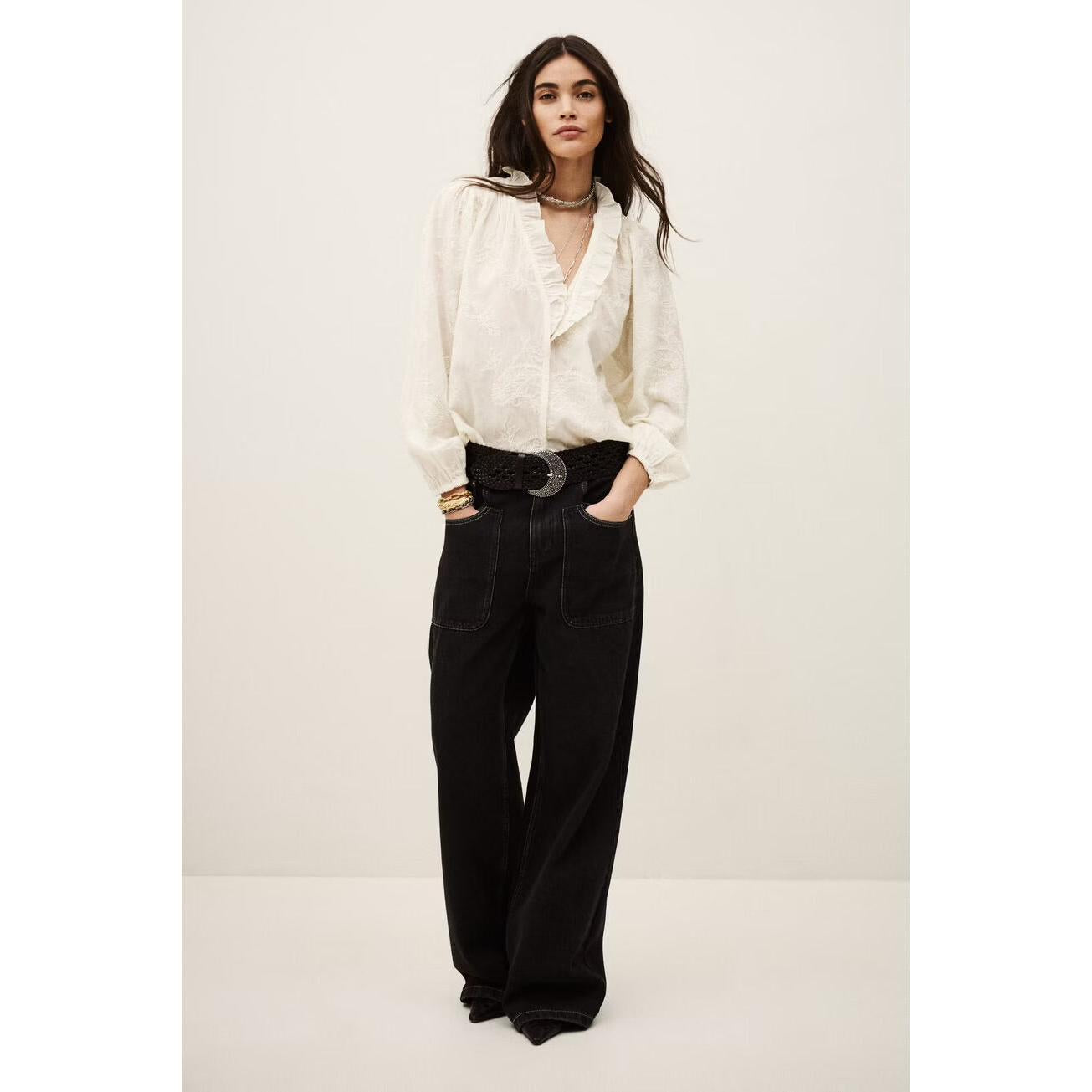 Ba&sh Petty Emory Shirt - Ecru  Ba&sh Pisces Boutique