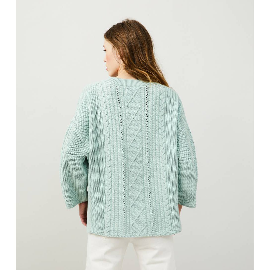 Odd Molly Frida Sweater - Faded Turquoise