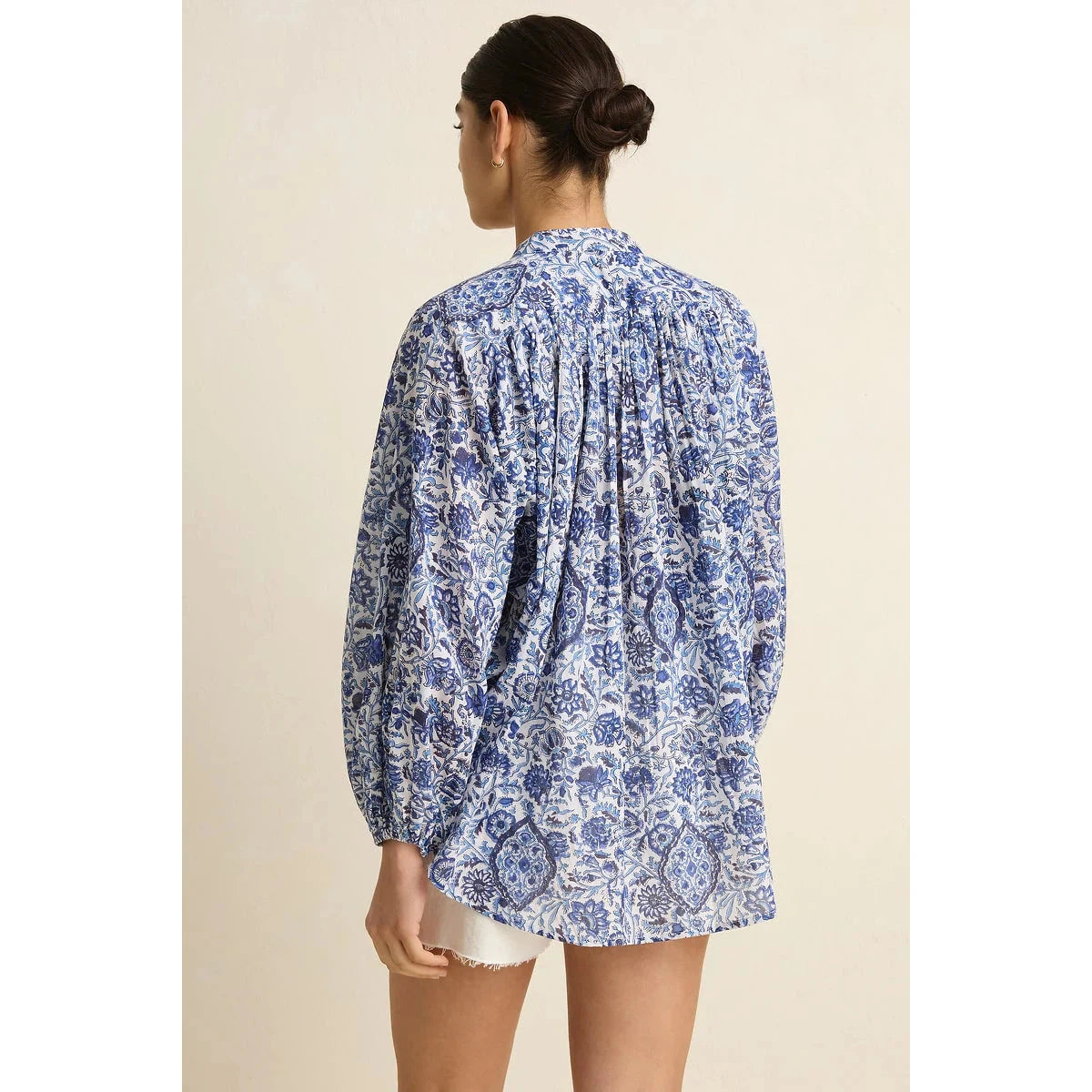 Villu Paradise Blouse - Blue Floral