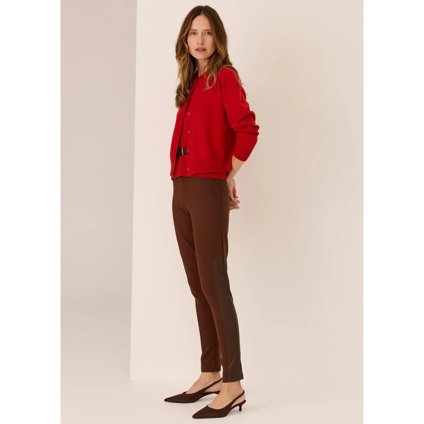 POL Jesse Legging With Trim - Chocolate  POL Pisces Boutique