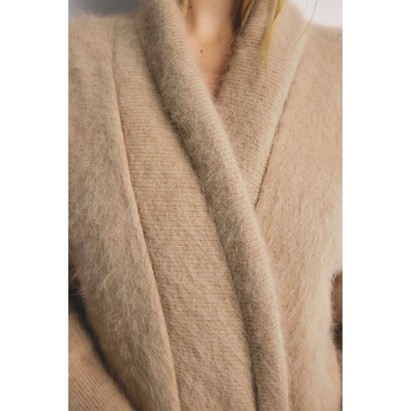 World Of Nomads Sophia Open Cashmere Cardigan - Latte  World Of Nomads Pisces Boutique