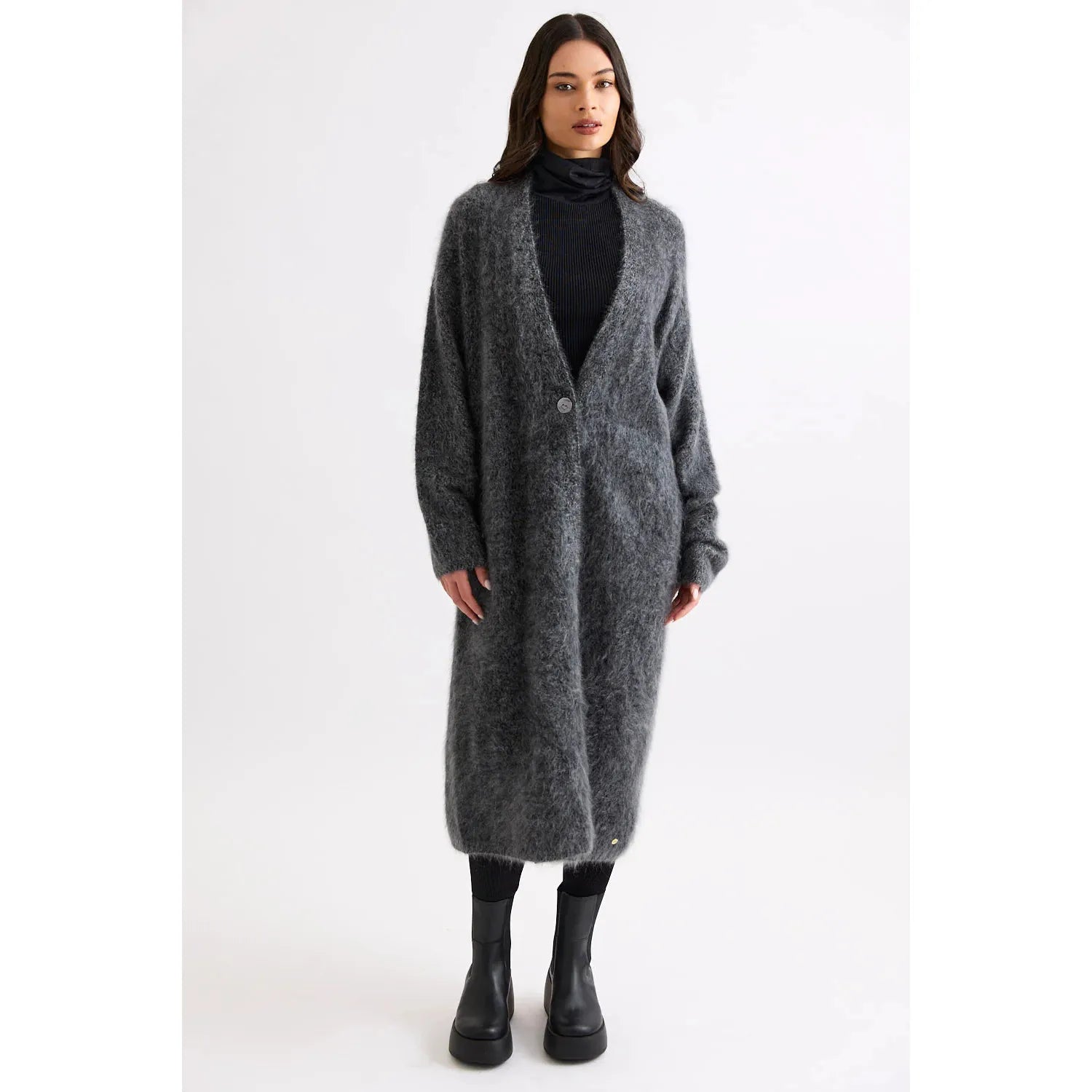 Mia Fratino Blake Coat - Slate  Mia Fratino Pisces Boutique
