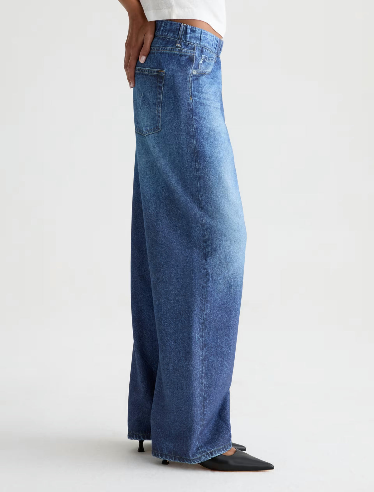AG Adria Sweatpant - Blue  Adriano Goldschmied Pisces Boutique