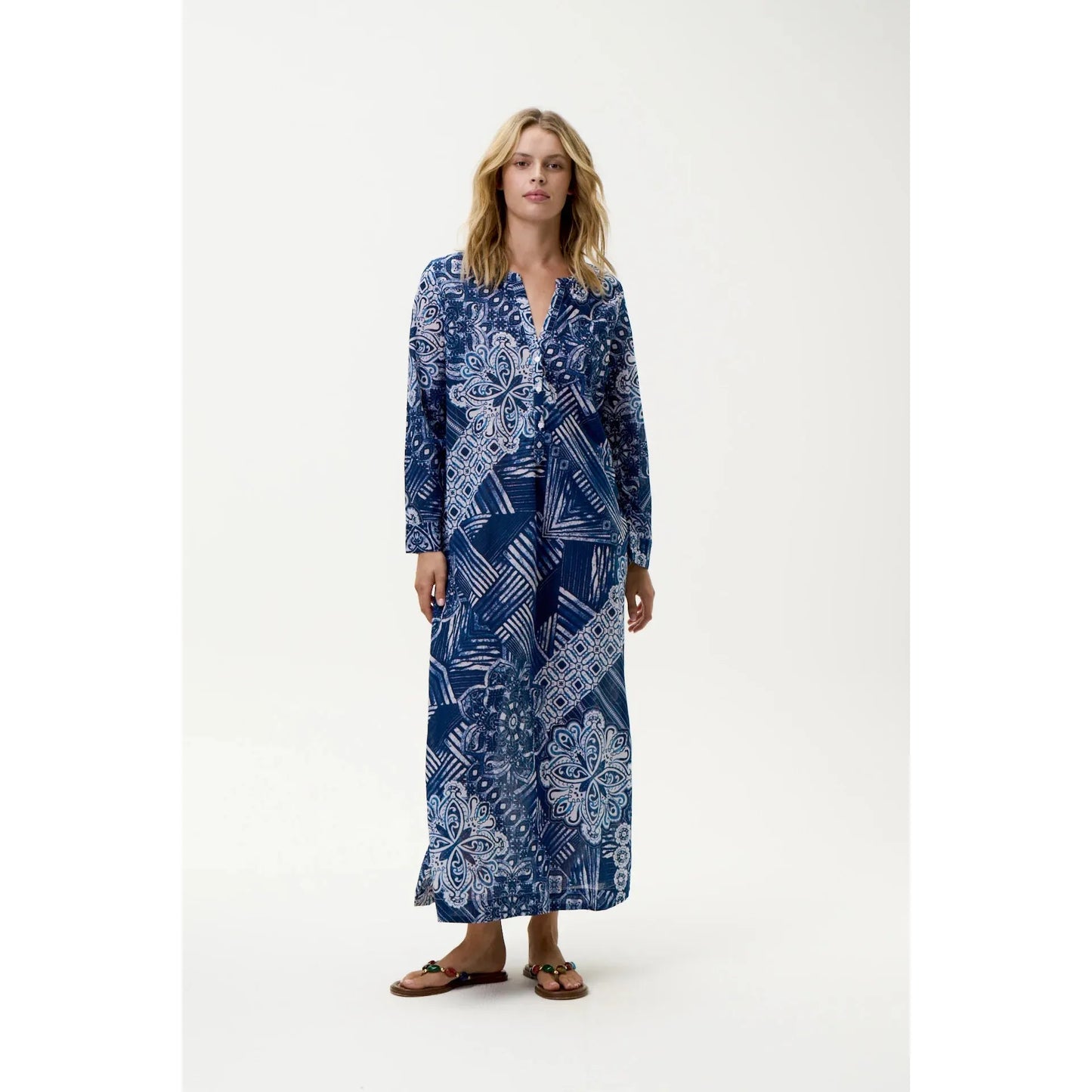One Season Cruise-Mandala-Cotton-Navy