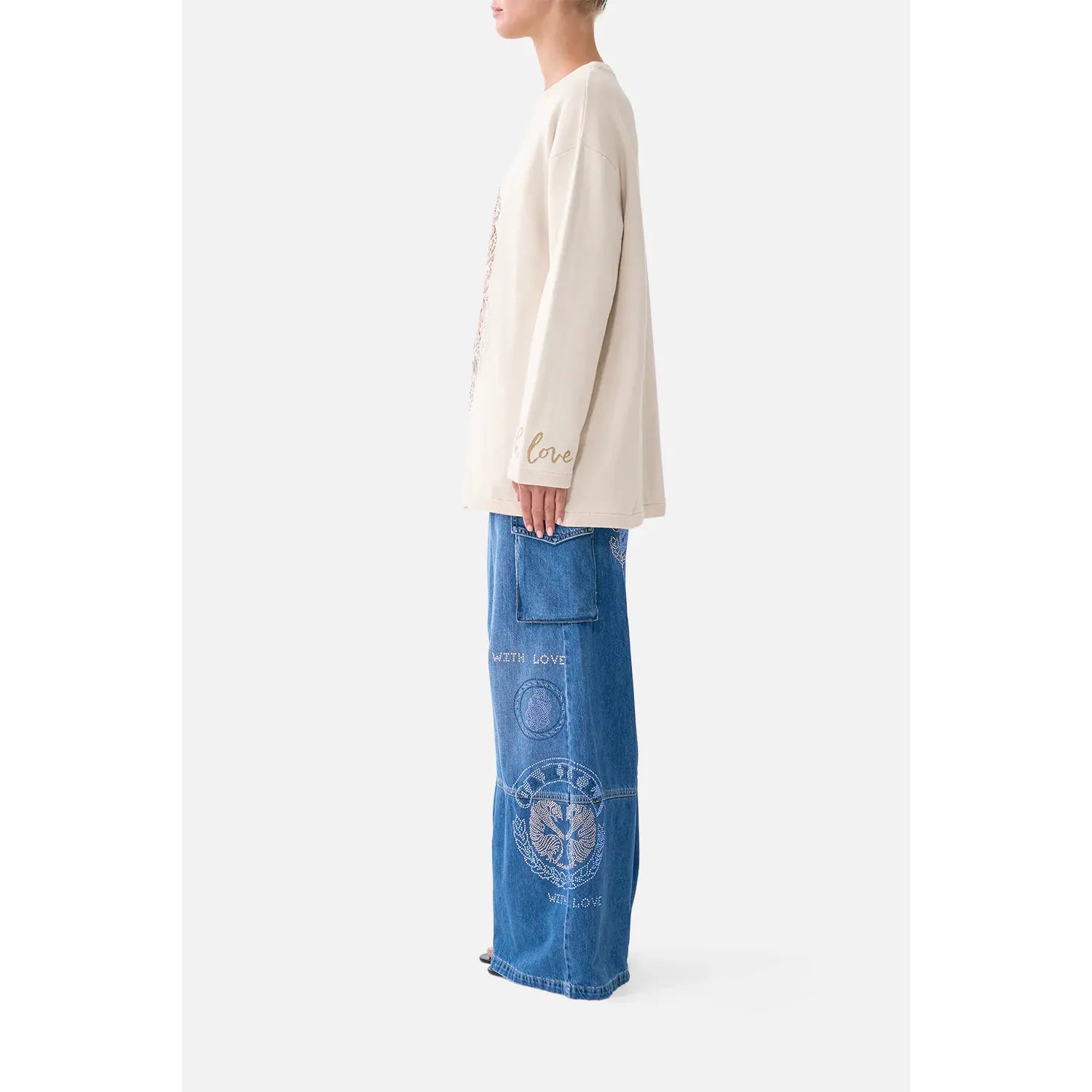 Camilla Boxy Crew Neck Jumper - Aranjuez Animalia Arananim  Camilla Pisces Boutique