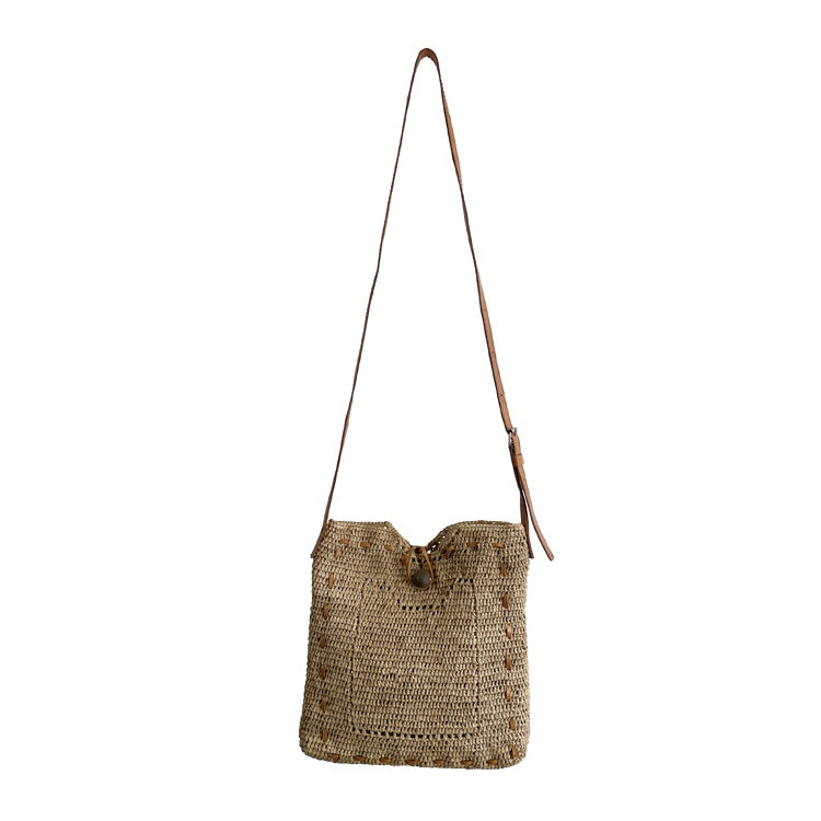 Made In Mada Antsa Bag - Tea Natural Leather