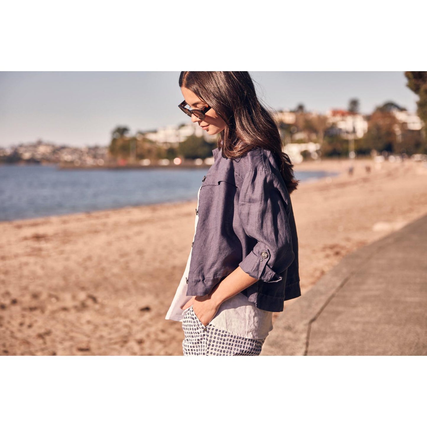 Verge Echo Jacket - Denim  Verge Pisces Boutique