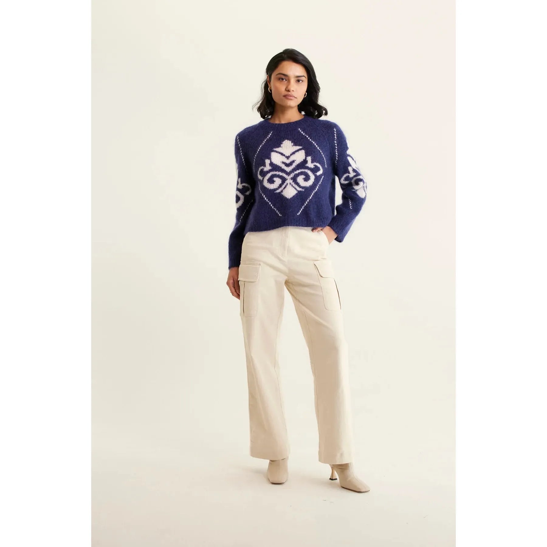 Alessandra Bleecker Sweater - Navy