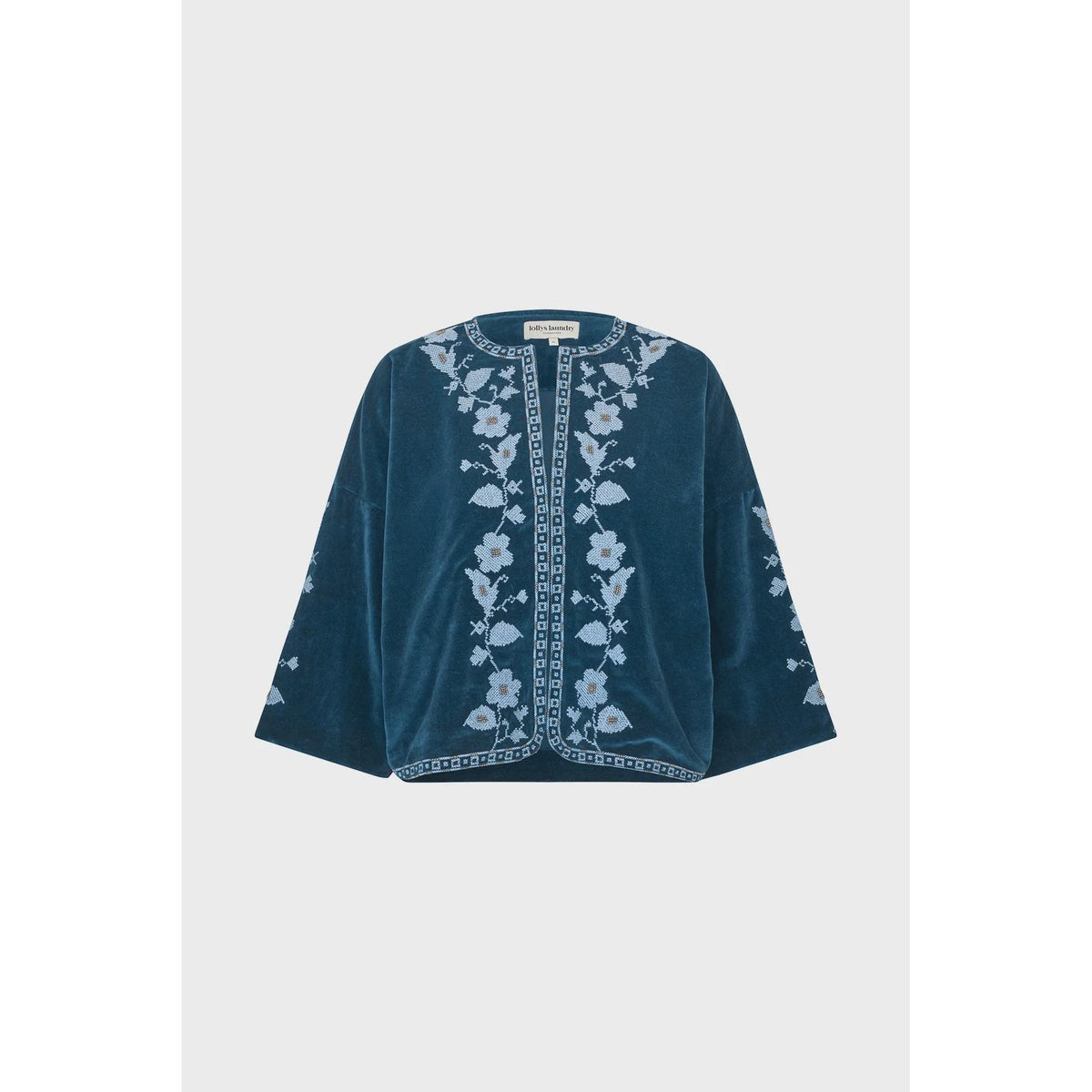 Lolly's Laundry Amby Jacket - Blue  Lolly's Laundry Pisces Boutique
