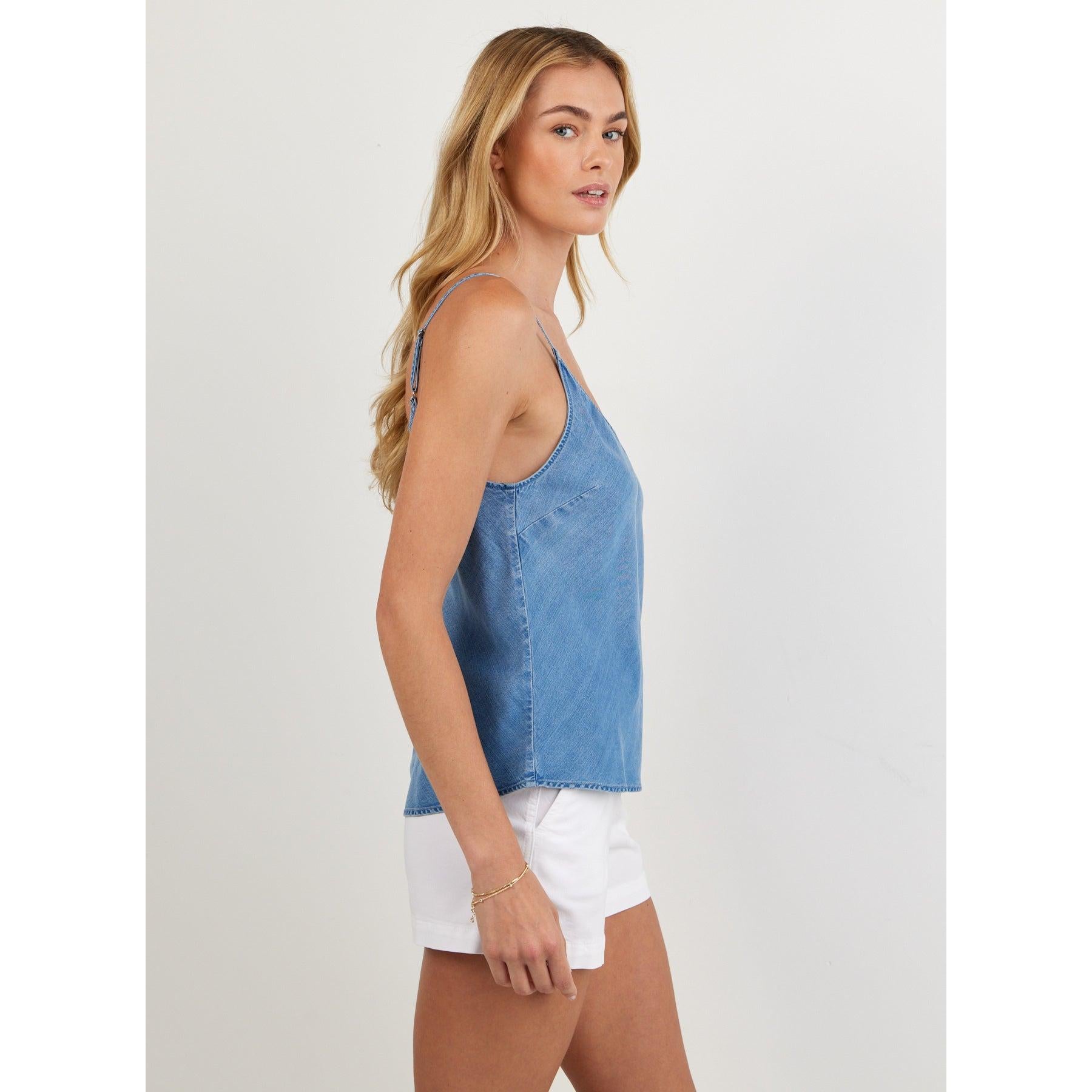 Bella Dahl Frayed Cami - Indigo Harbour Wash  Bella Dahl Pisces Boutique